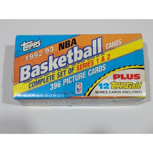 1992-93 Topps NBA Basketball Complete Series 1 & 2 Factory Set not sealed